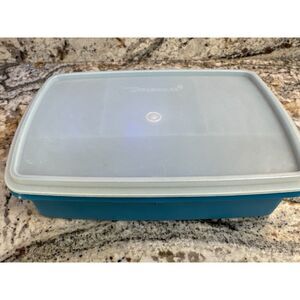 Vintage Tupperware Tuppercraft 767-2, 3pc Set, Lid 769-2 Stow N Go